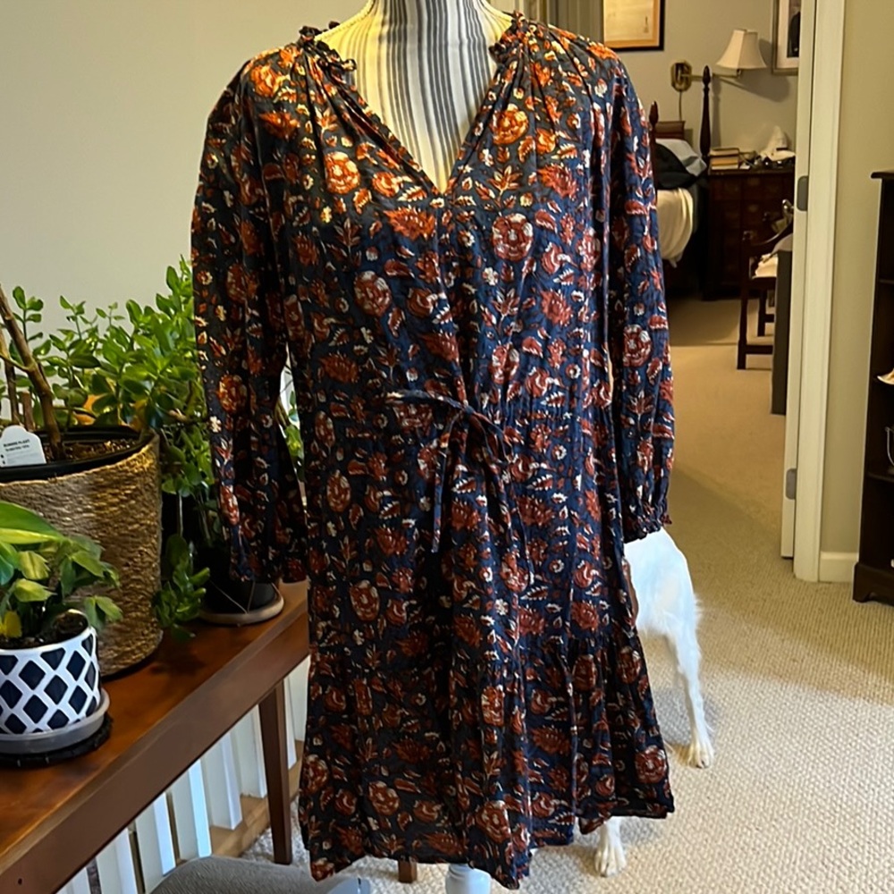 Velvet by Graham and Spencer Floral V-Neck Dress